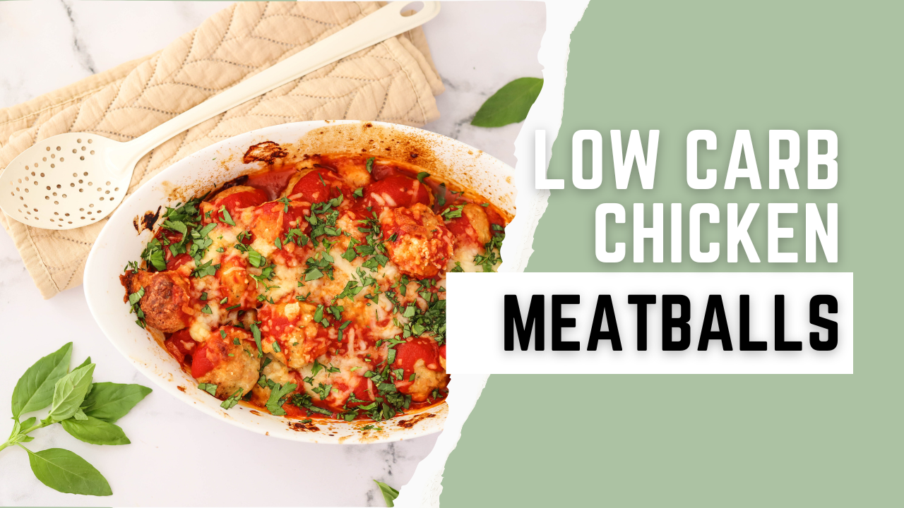 Low Carb Chicken Meatballs - Whole Food Made Easy. Delicious Healthy recipes