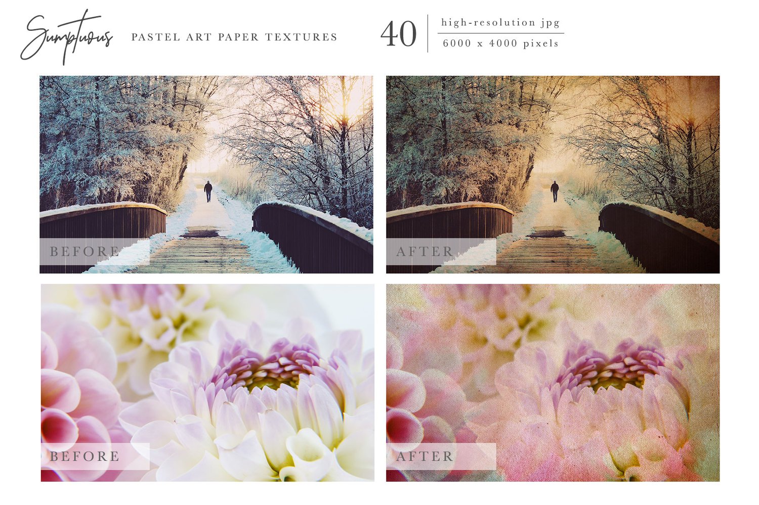 high-resolution pastel art papers to use as photo overlays or art backgrounds