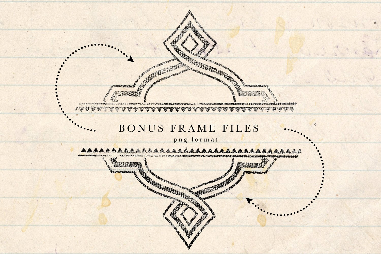 Digital ledger papers and overlay graphics.