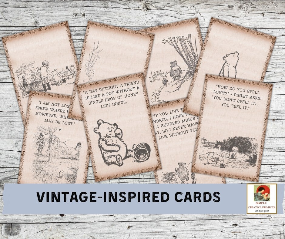 vintage inspired cards