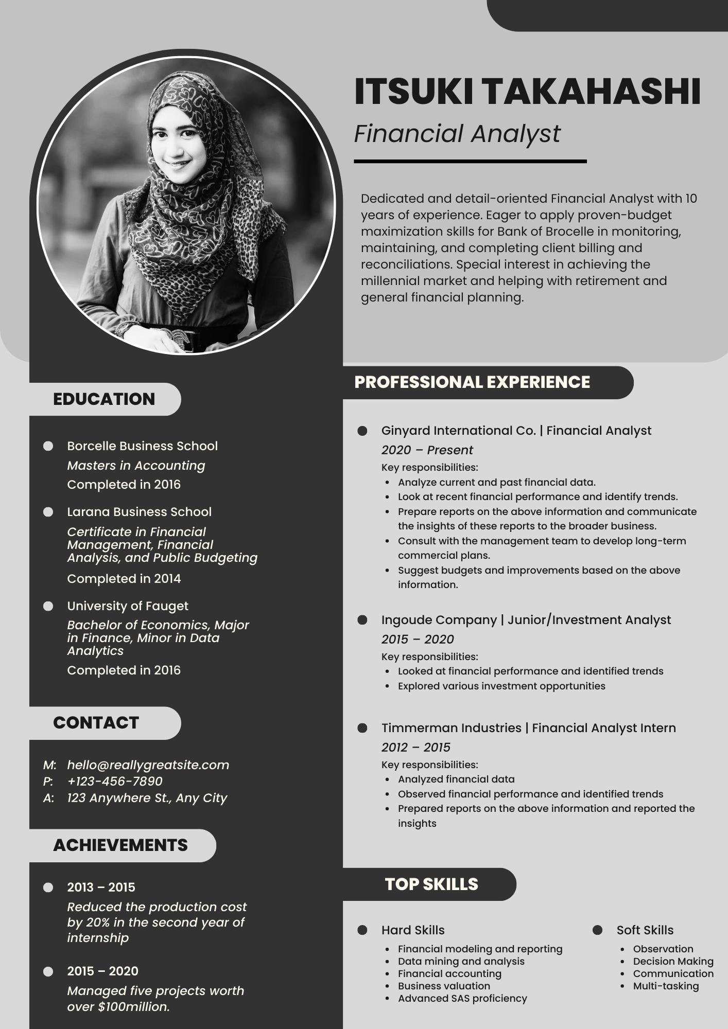 canva template Cv