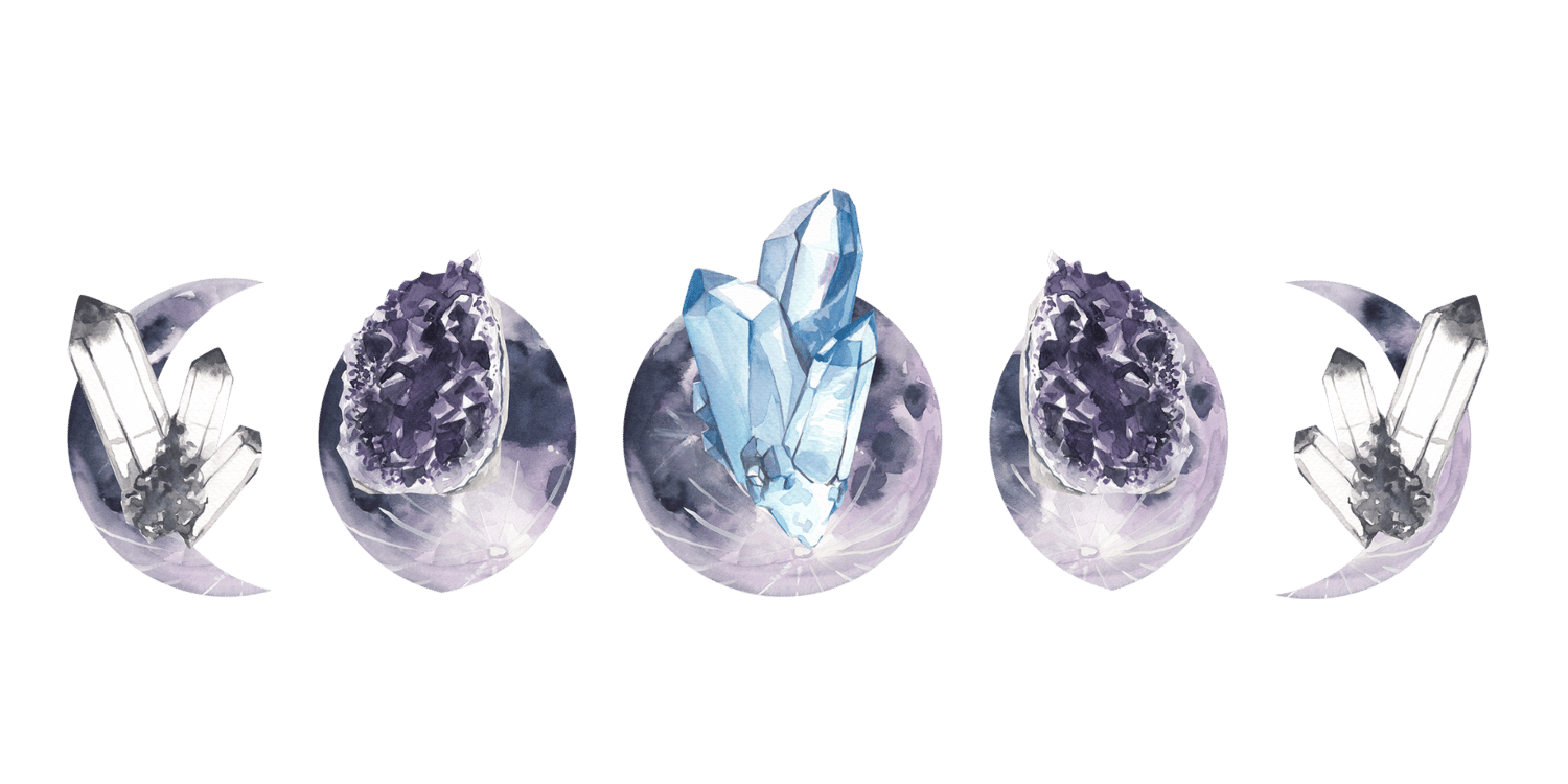 Crystal Moon Phases