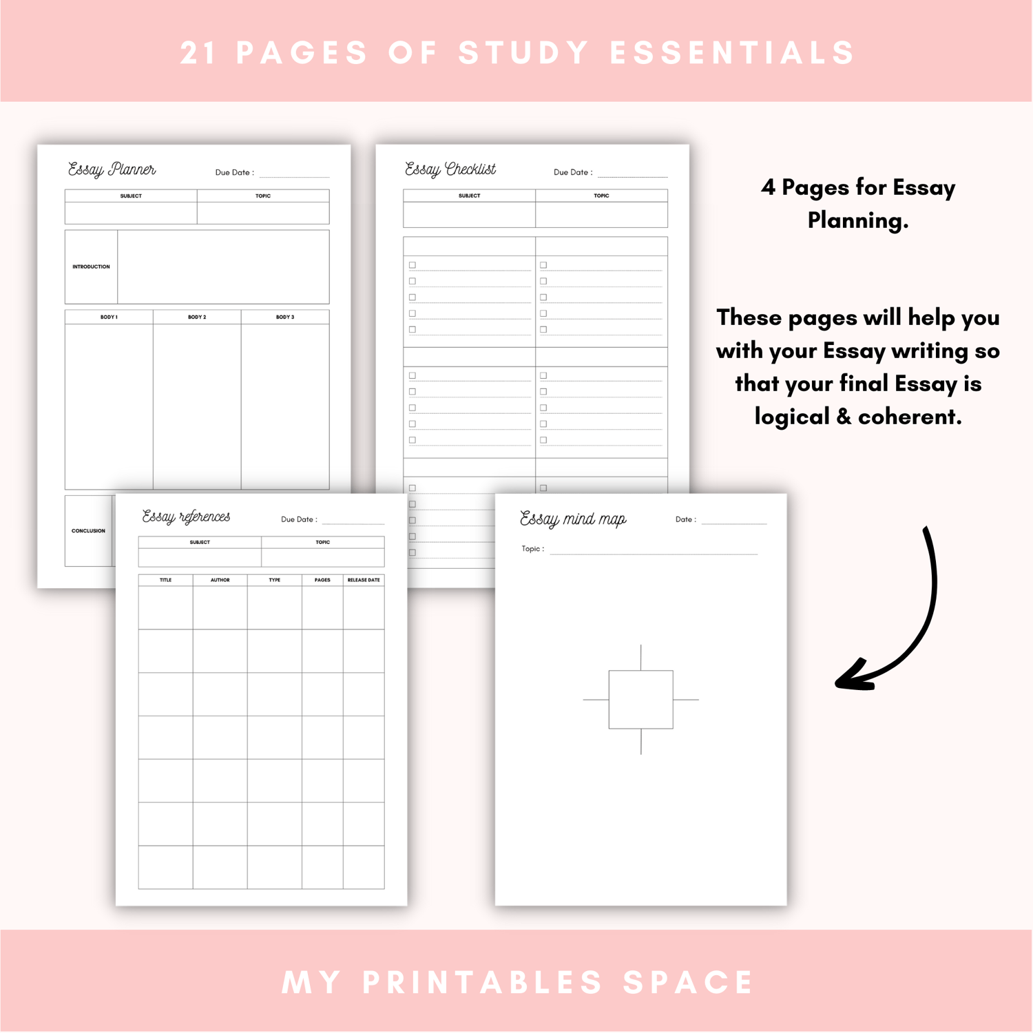 Homework Planner Template