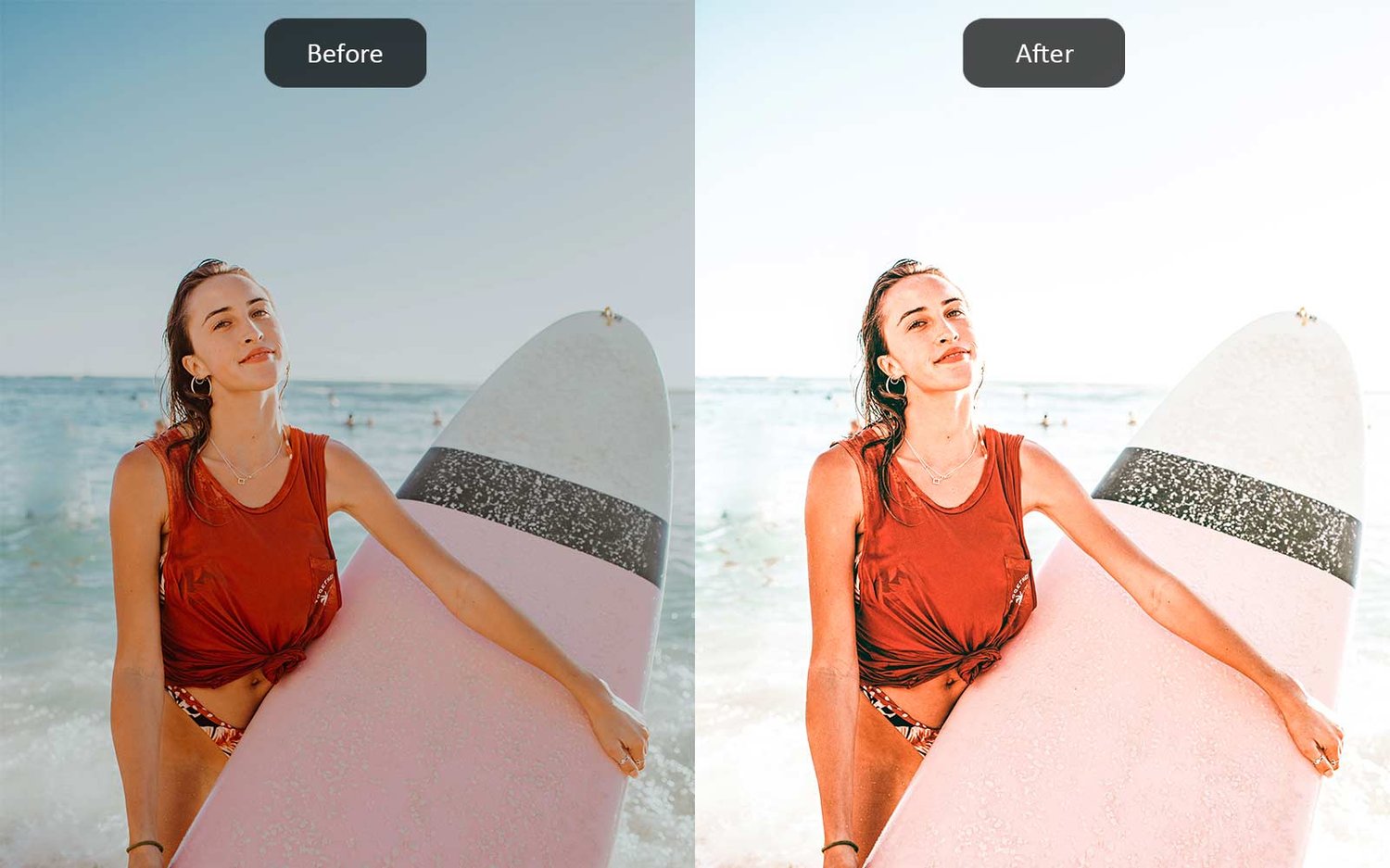 Insta Travel - Lightroom Presets - Before-After