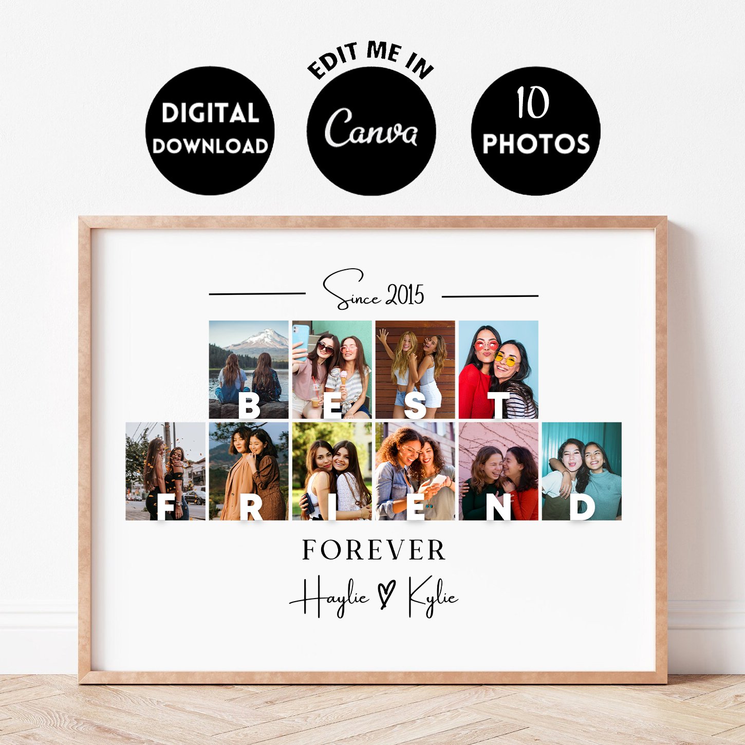 Personalized Picture Frames - Friends Forever - Ladies Gifts