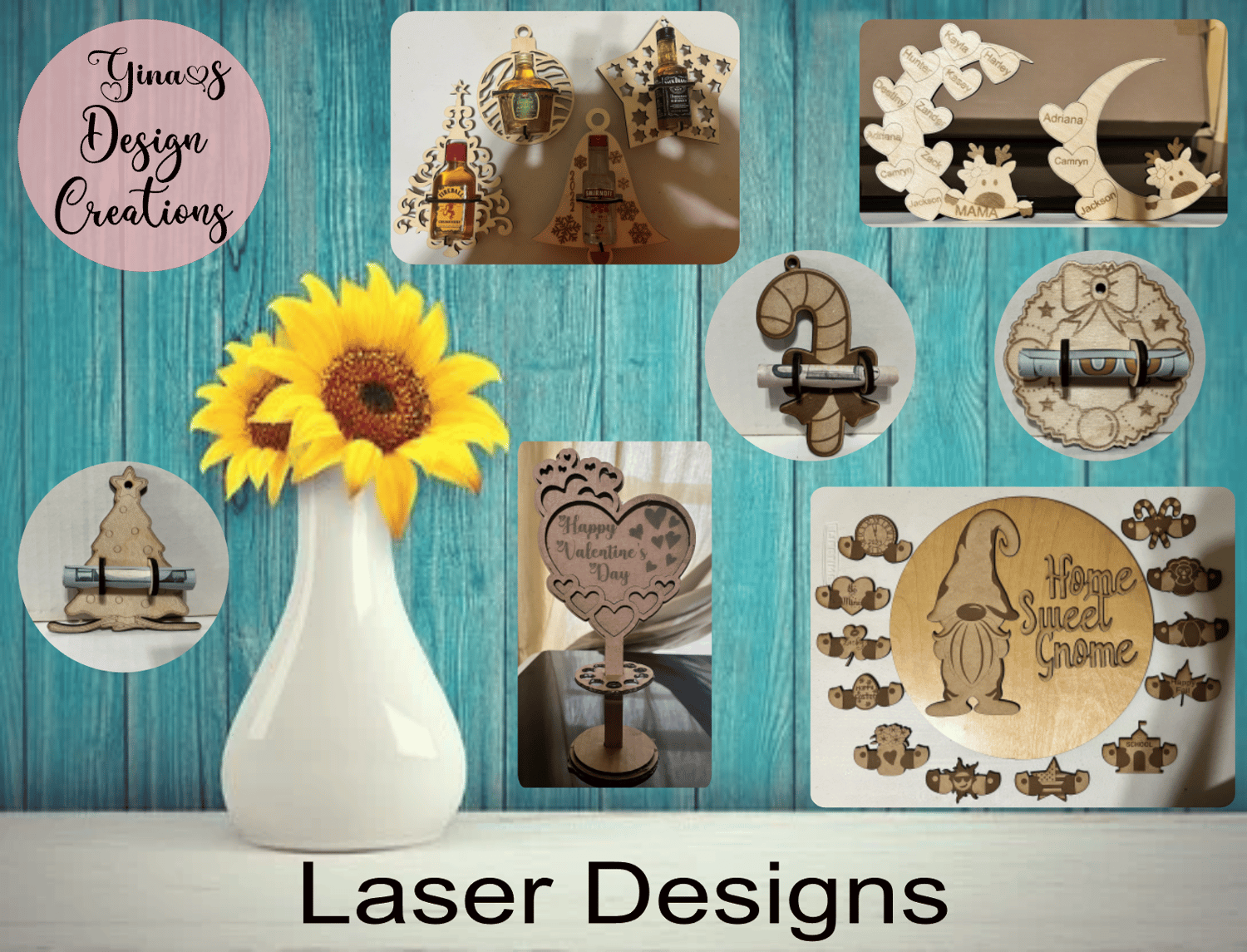 Laser cut designs