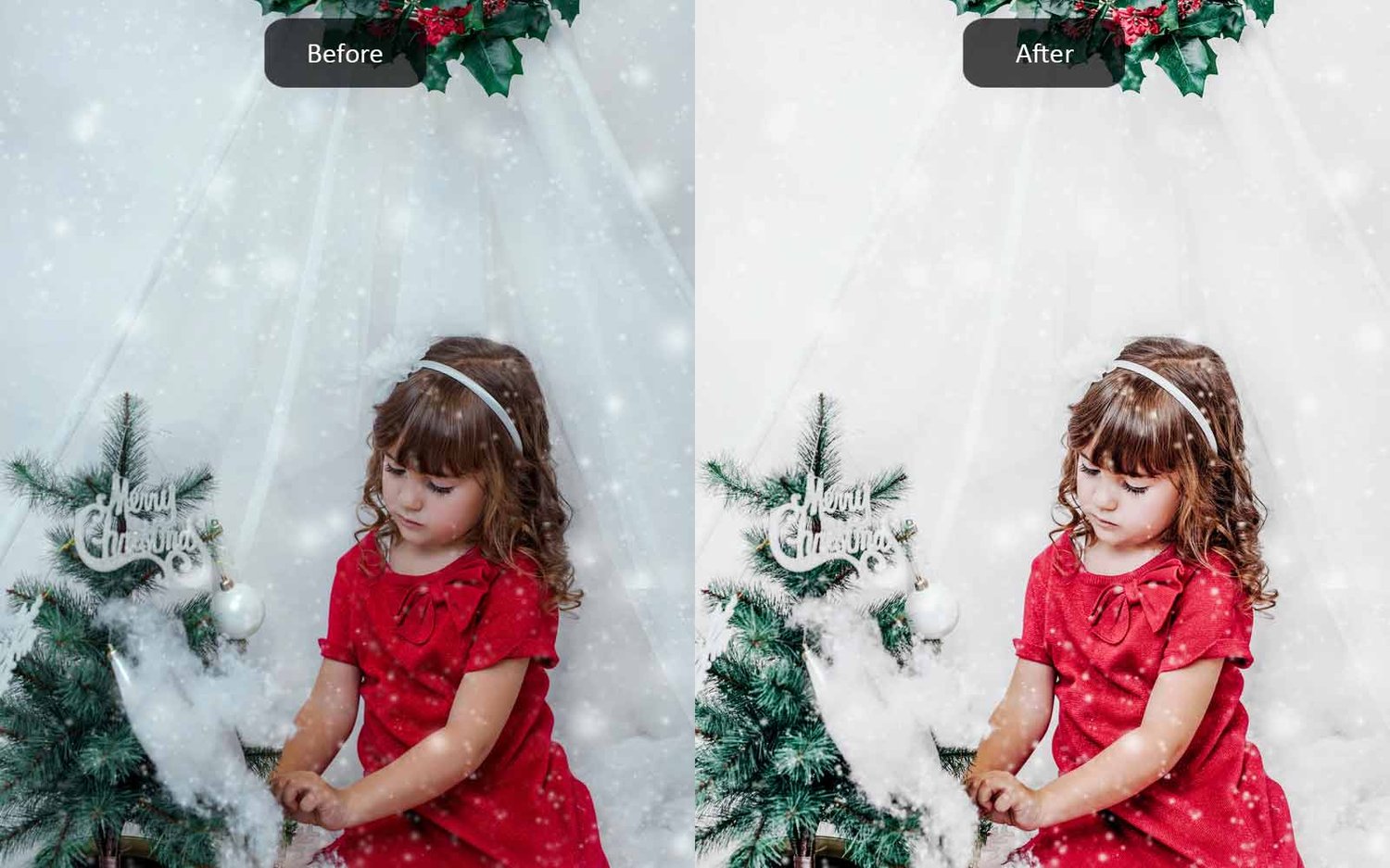 Holiday Season - Lightroom Presets - Before-After
