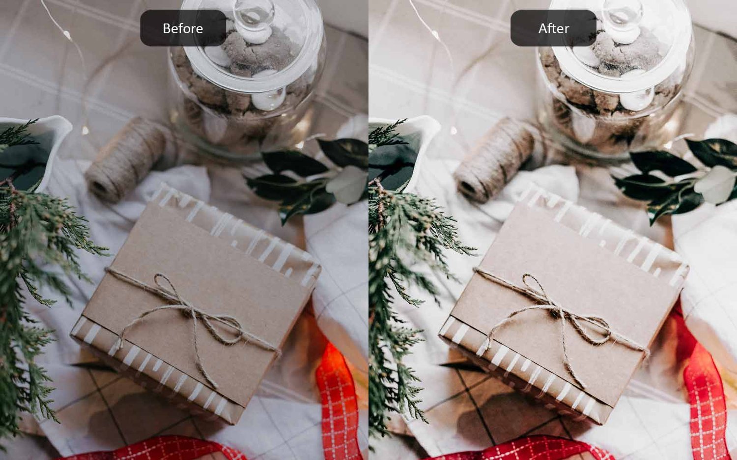 Holiday Season - Lightroom Presets - Before-After
