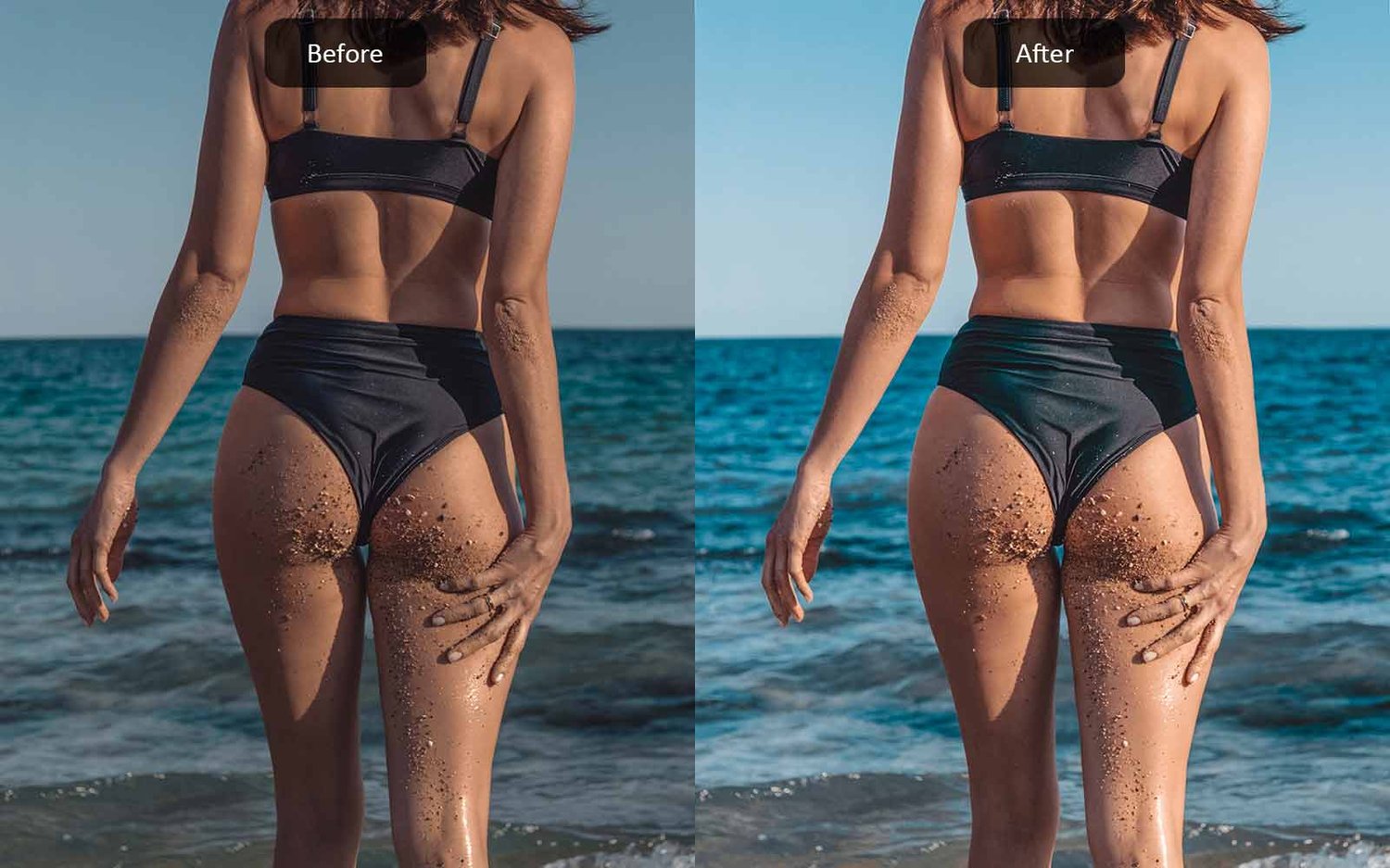 Miami Style - Lightroom Presets - Before-After