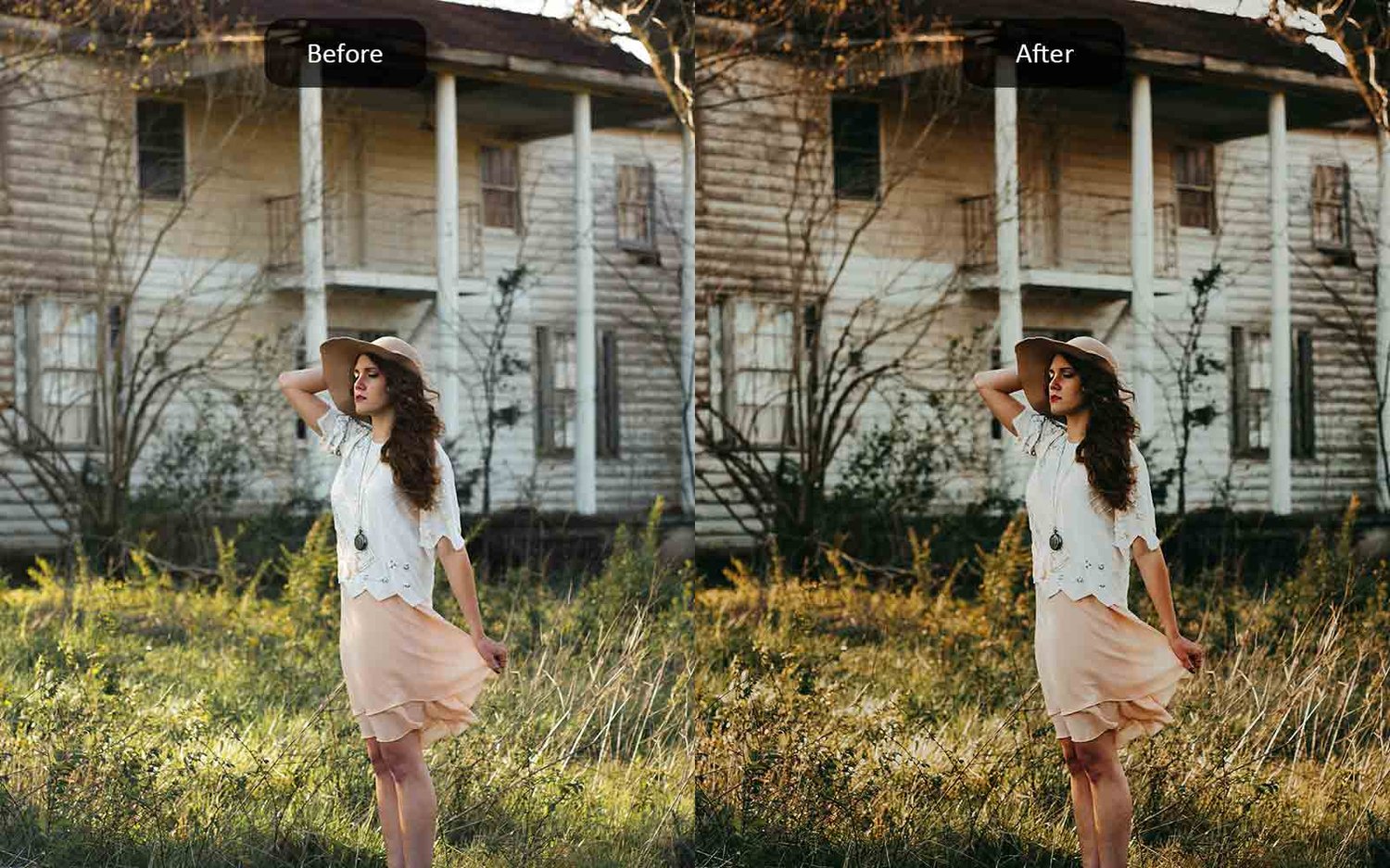 Moody - Lightroom Presets - Before-After