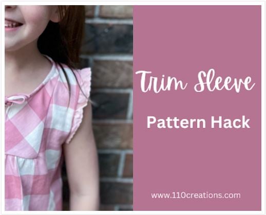 girls peasant blouse sleeve hack