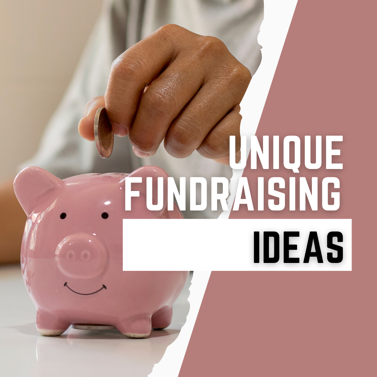 Unique Fundraising Ideas, New Zealand, piggie bank, recipes,