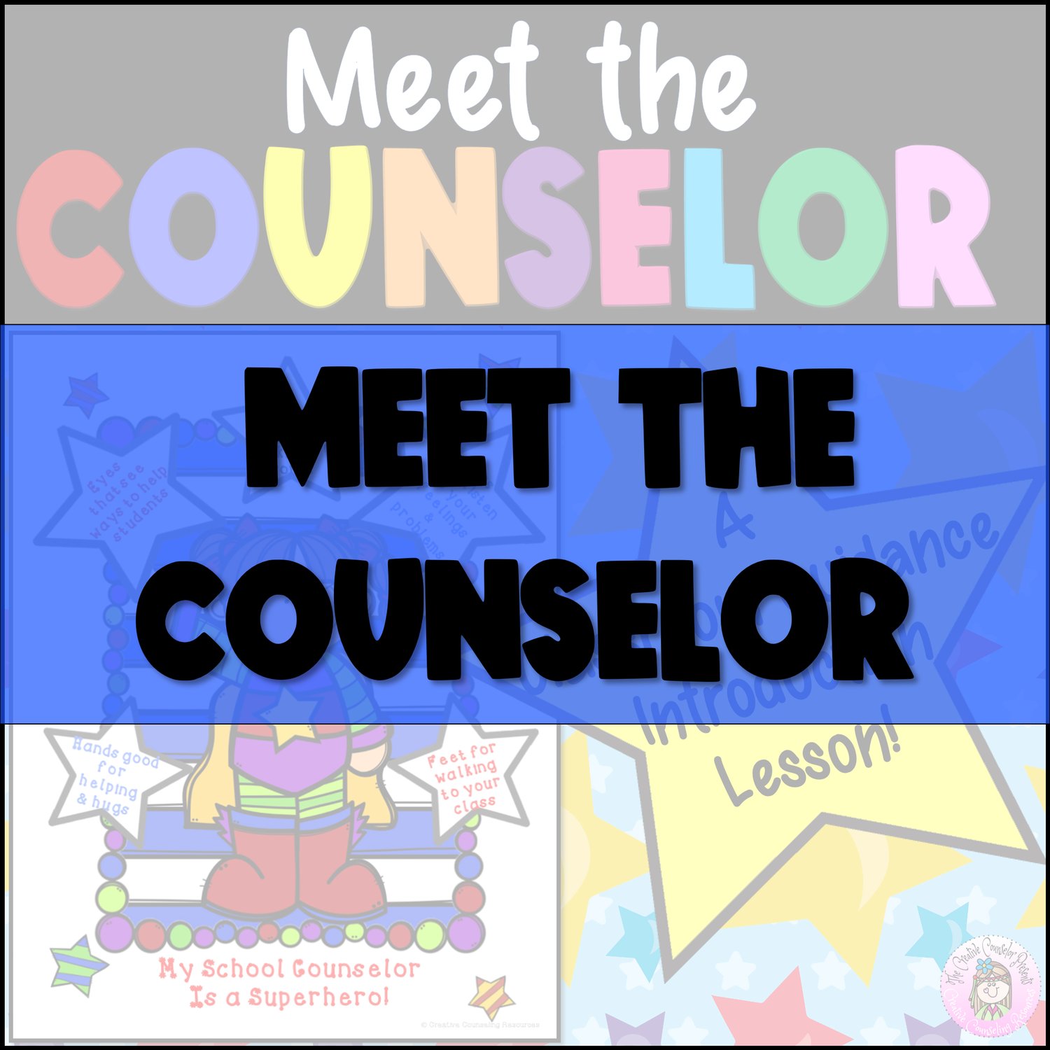 Meet the School Counselor & Social Worker Introduction Orientation Lessons & Activities