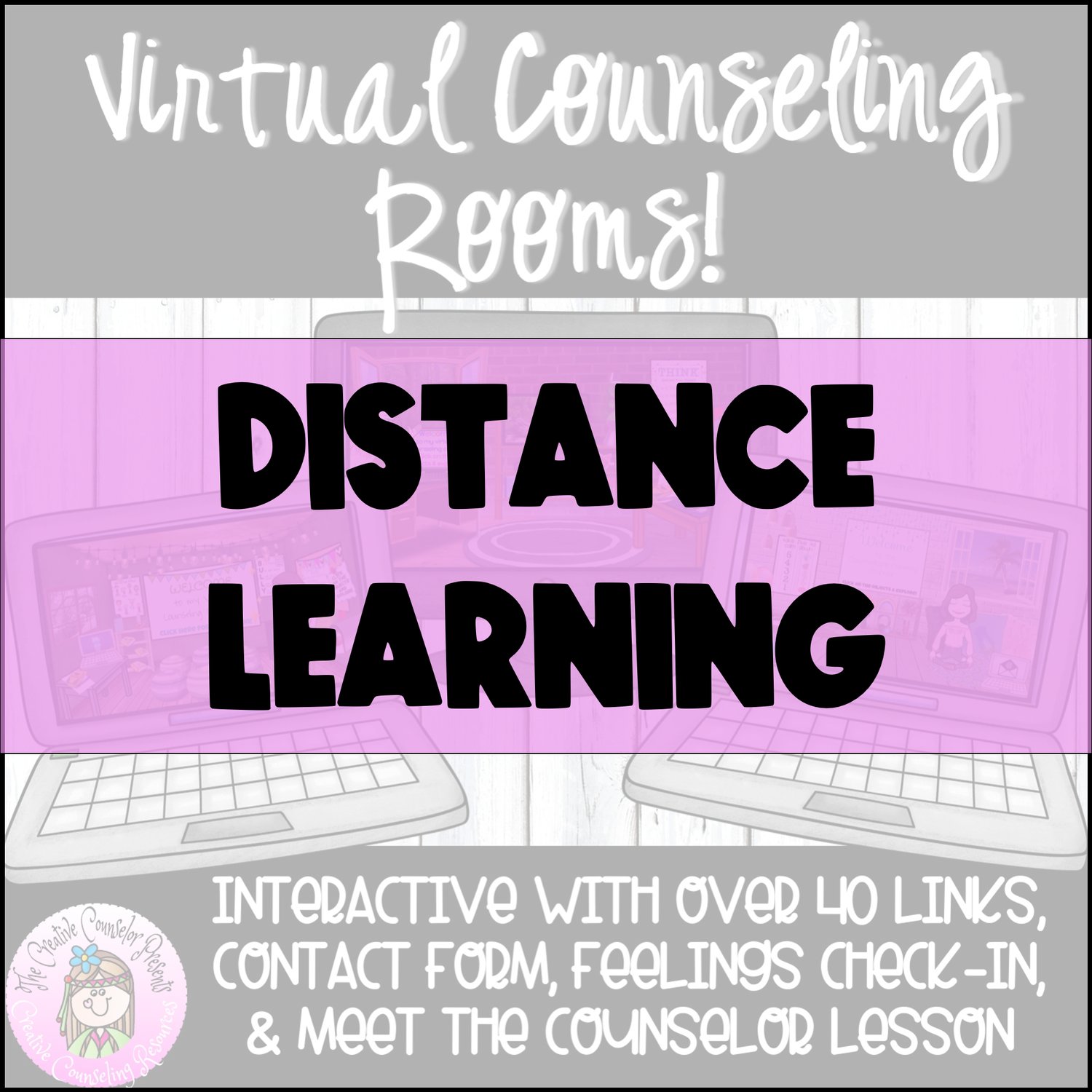 Digital distance Learning Lessons & Activities for school counseling