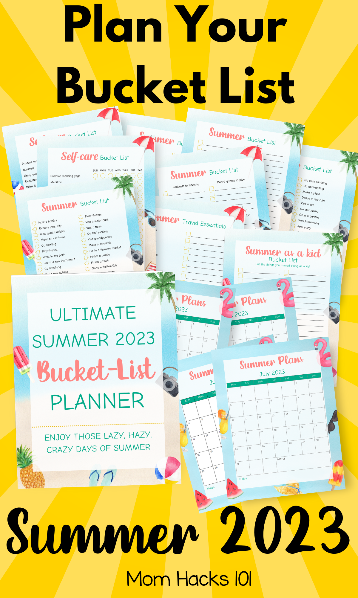 Ultimate Summer Bucket-List 2023 Planner