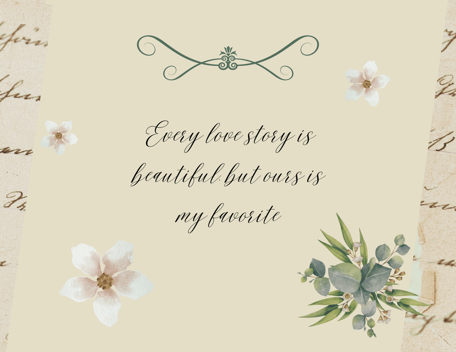 Fresh Elegance Photo Book Landscape | Customizable Canva Template | Digital. Inside page design