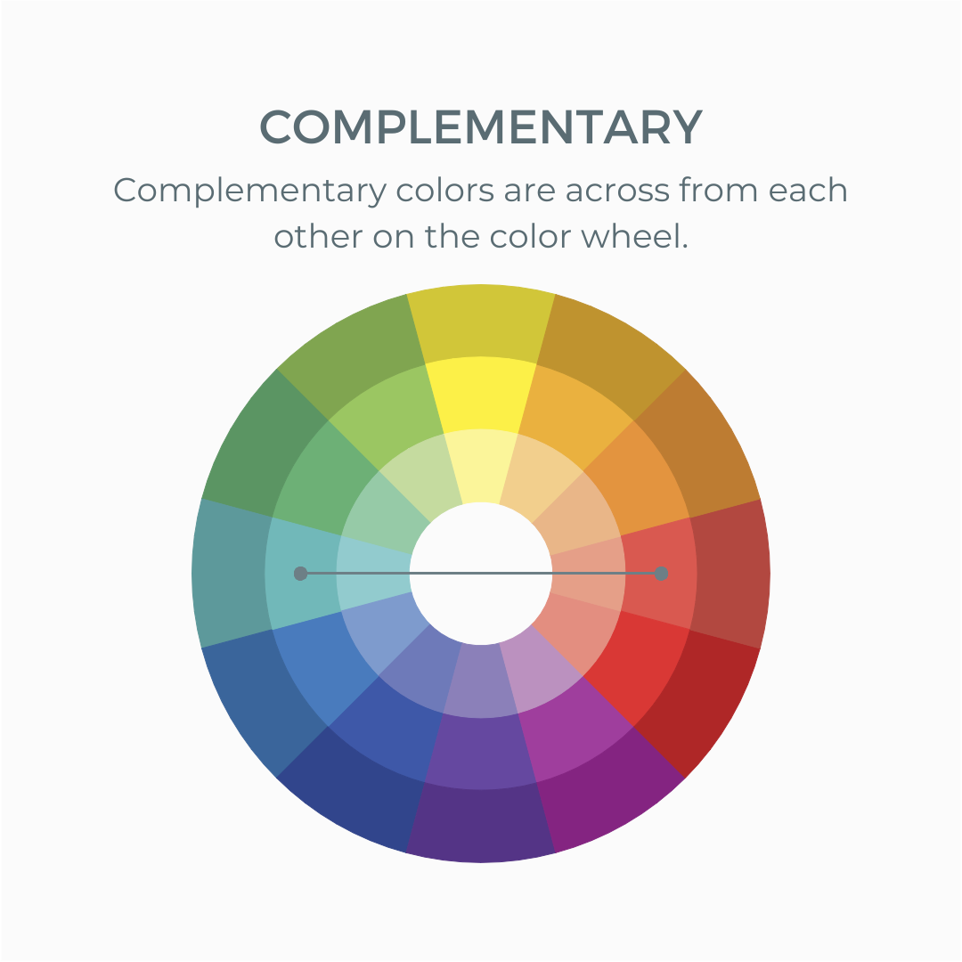 harmonic, complementary color combinations