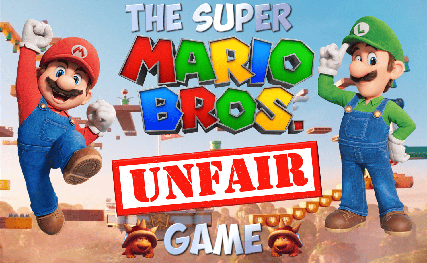 Unfair Mario Logo Chrys Mario Gets A Little Angry Playing Cat Mario