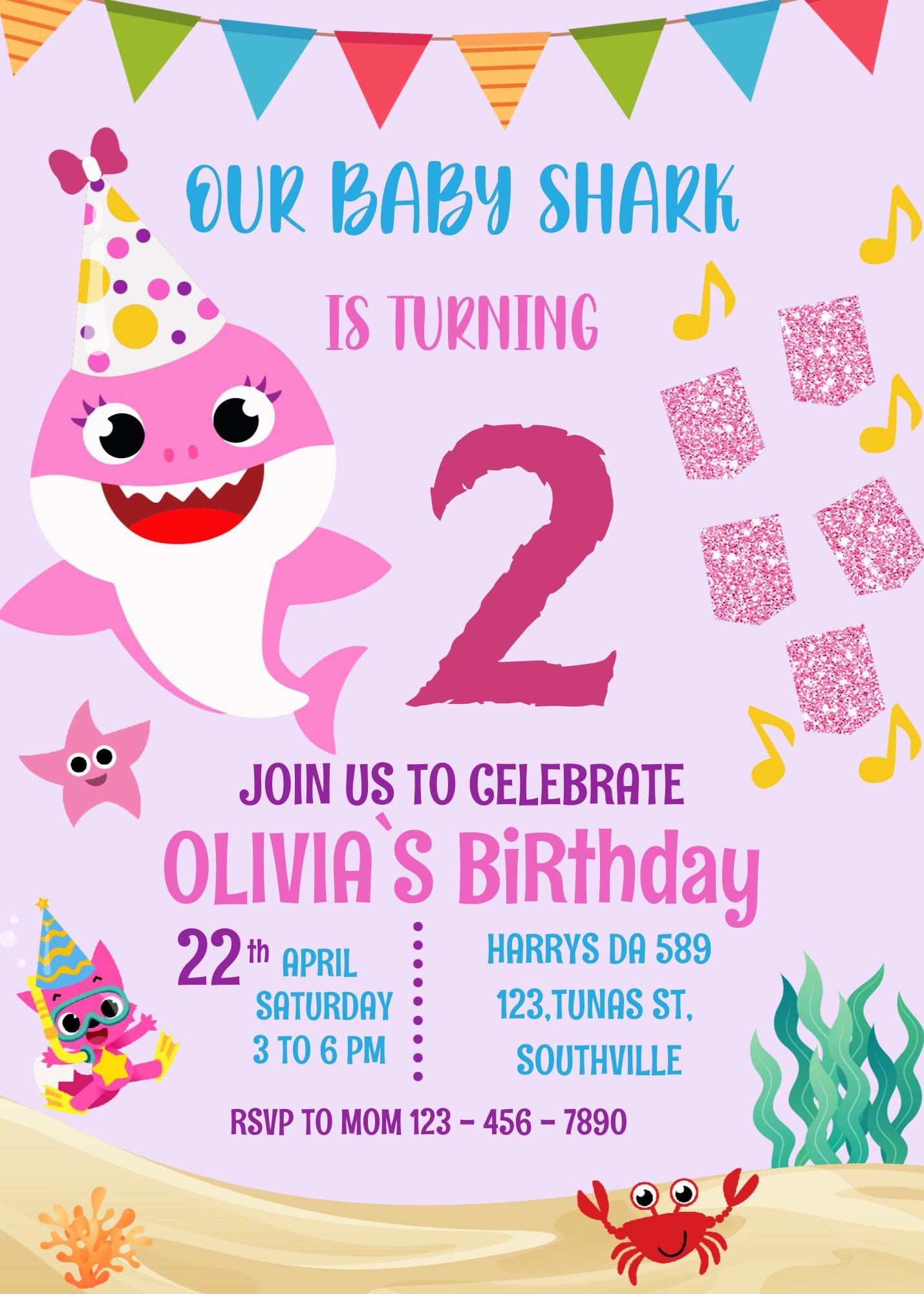 Stitch birthday Invitation Template Canva 3 - Payhip