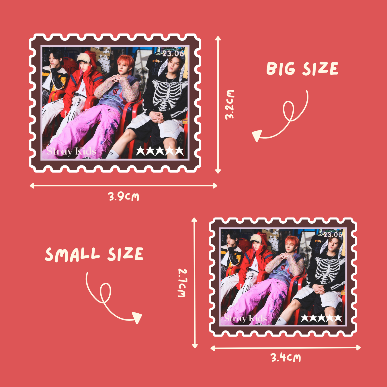 Stray Kids 5 Stars Ver.1 Stamps - Payhip