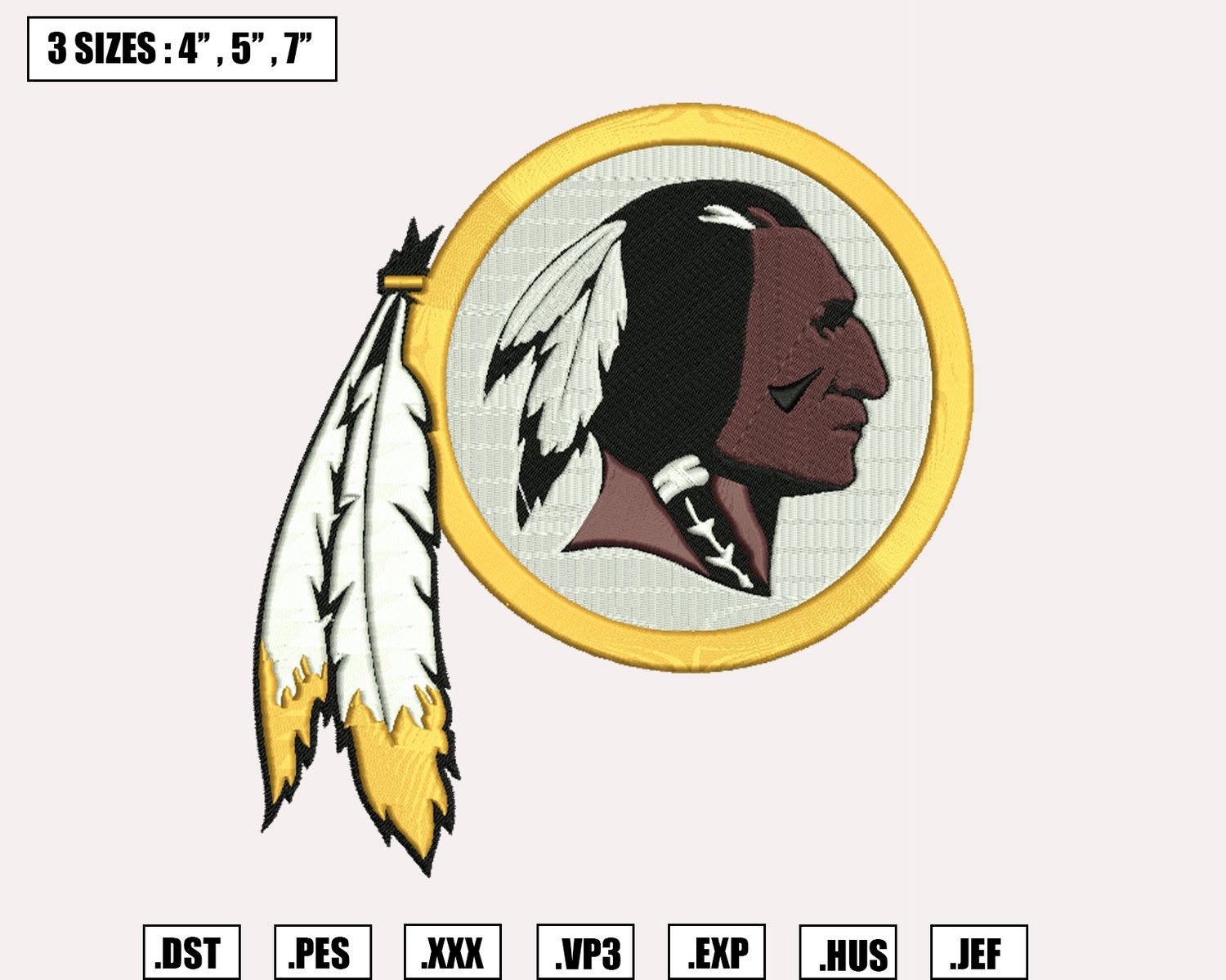 Washington Redskins Embroidered Gift Set