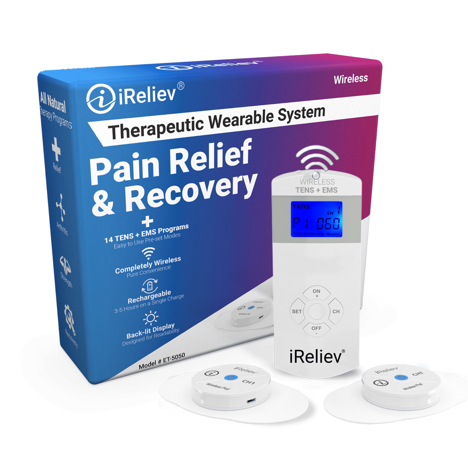 iReliev Pain Relief and recovery system