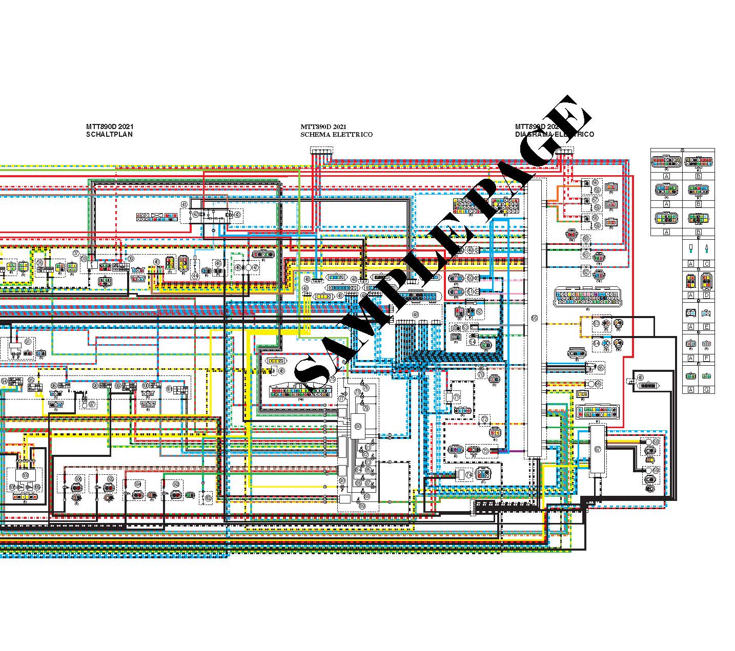 Yamaha Tracer 9 and GT (2021+, 890c) Maintenance Schedule