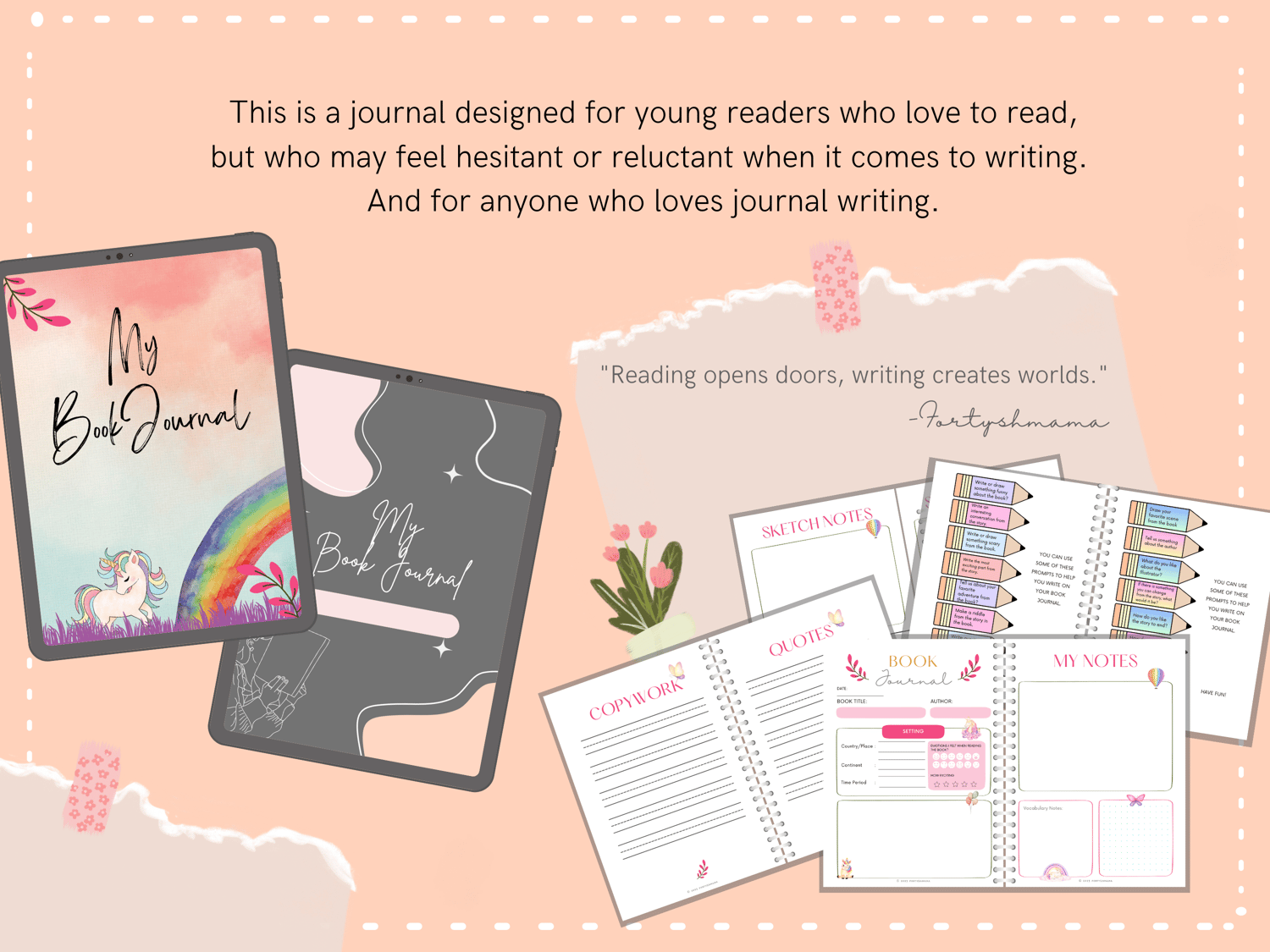 Reading Journal | Book Journal Ideas | Kids