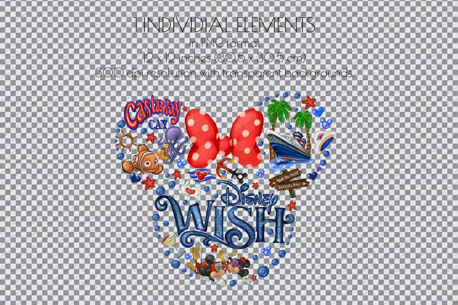 Disney's Wish Clip Art (PNG Images)