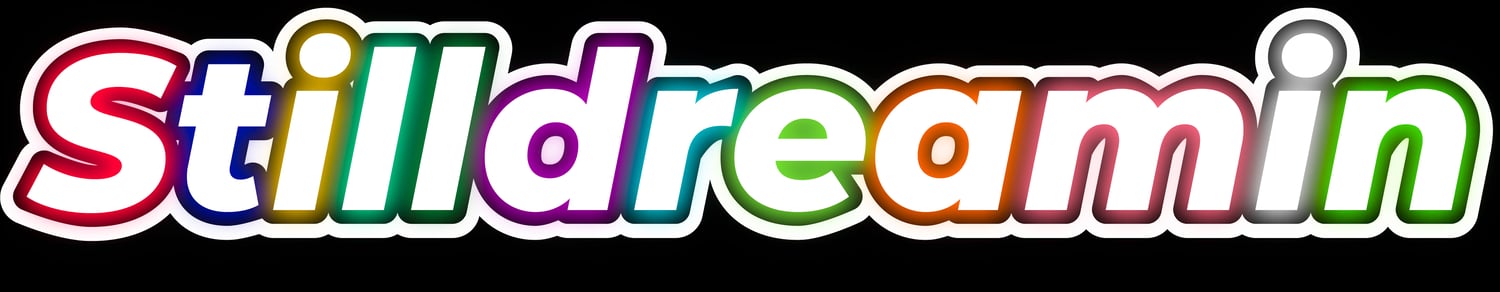 Logotipo de marca sobre fondo negro