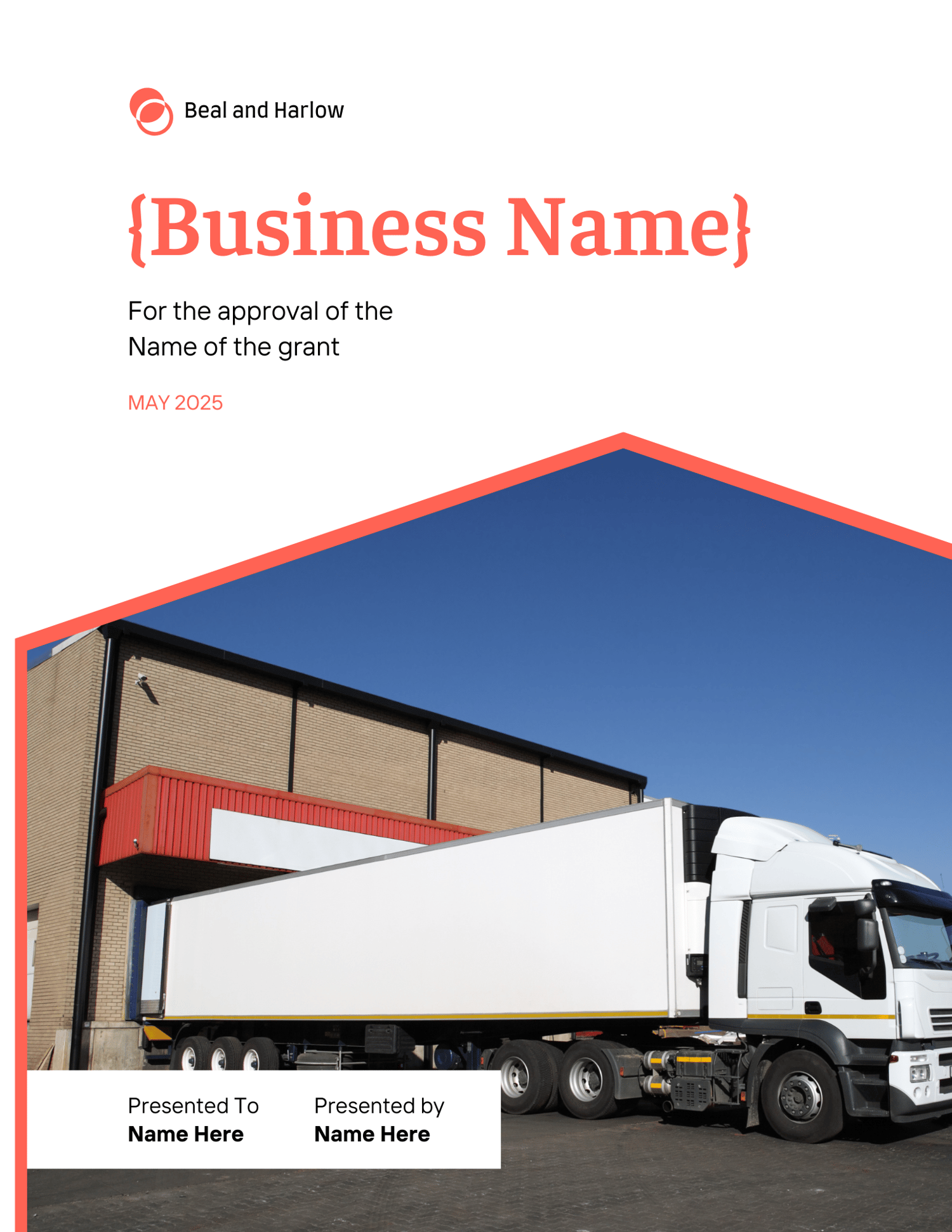 Fresh Produce Trucking Grant Template - Payhip