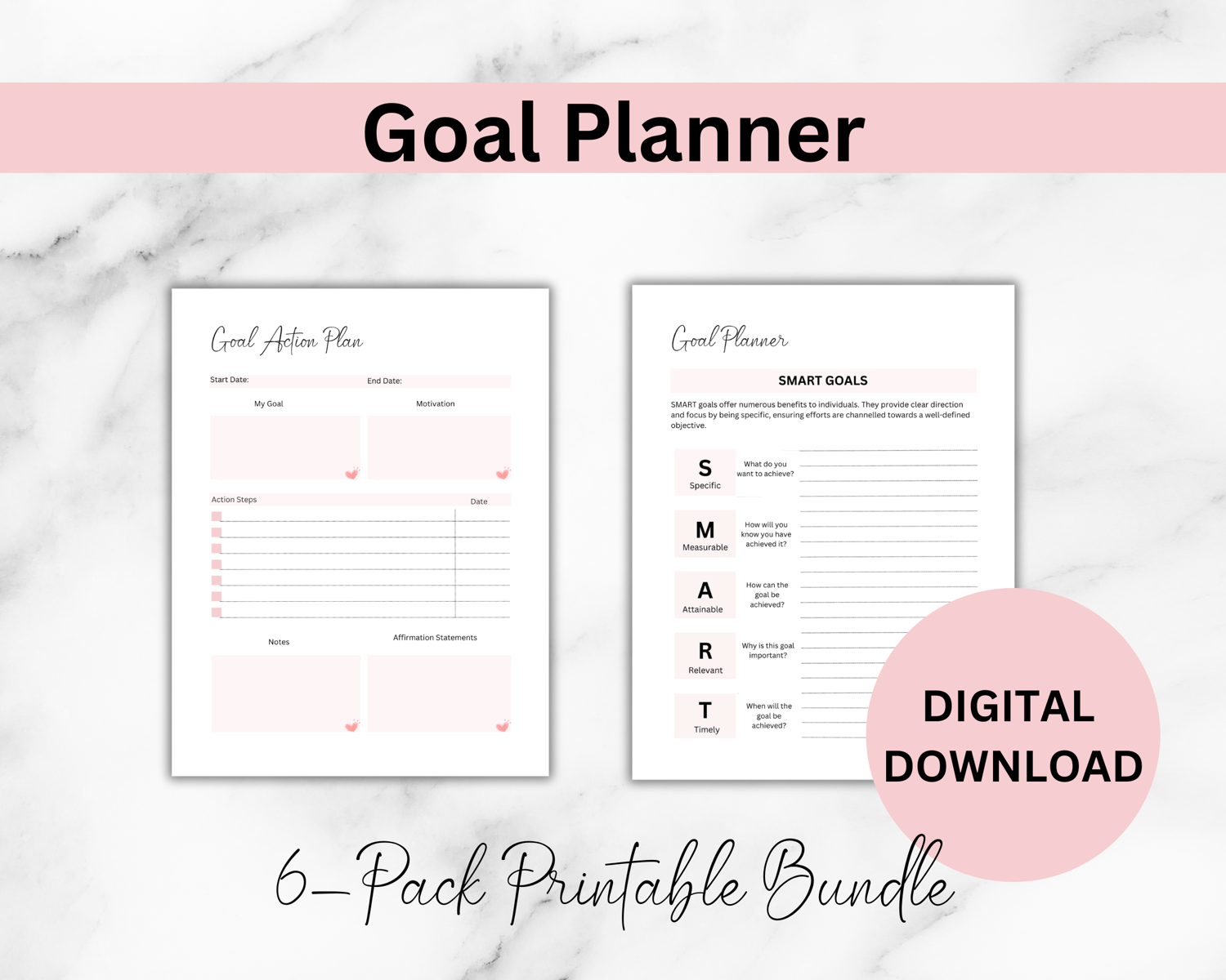 Goal Planner Sheet