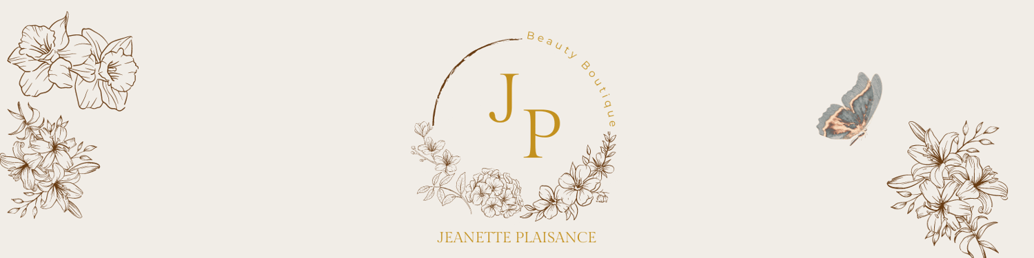 Customizable Classic initials in a circular floral frame LinkedIn Background Template for Canva - Small Business Branding, beige