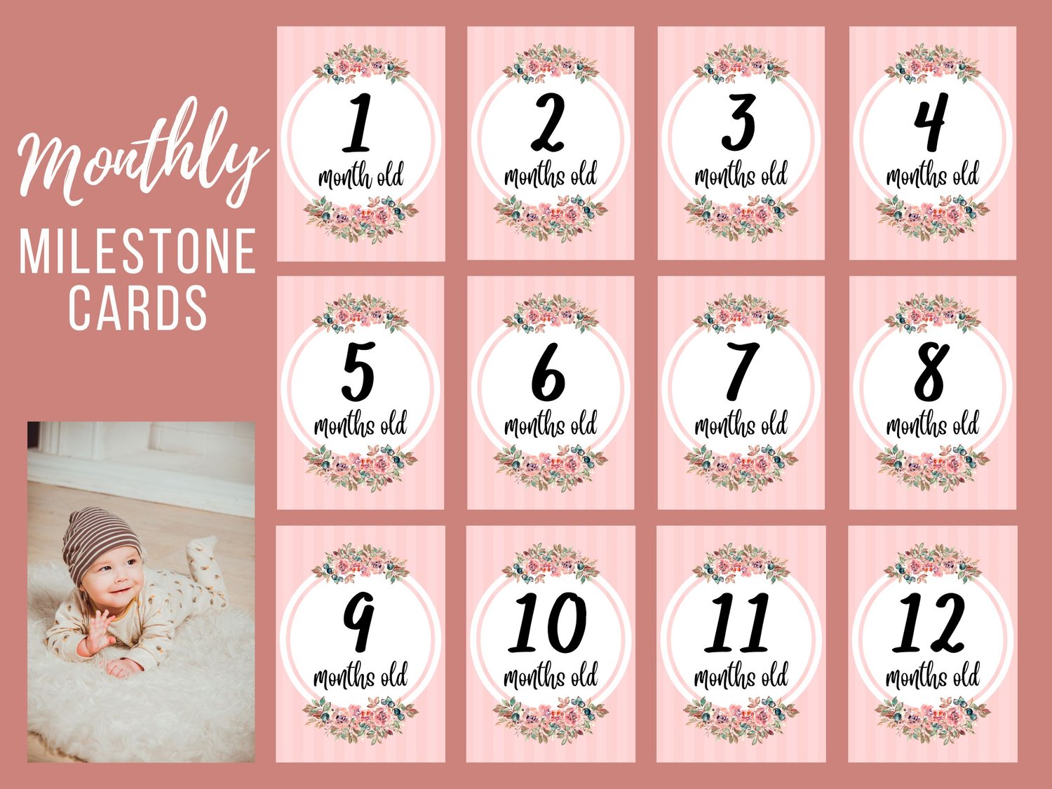 Girl store milestone cards