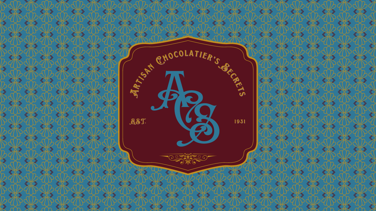 Customizable Classic, elegant initials in European style Zoom virtual background Template for Canva - Small Business Branding, turquoise