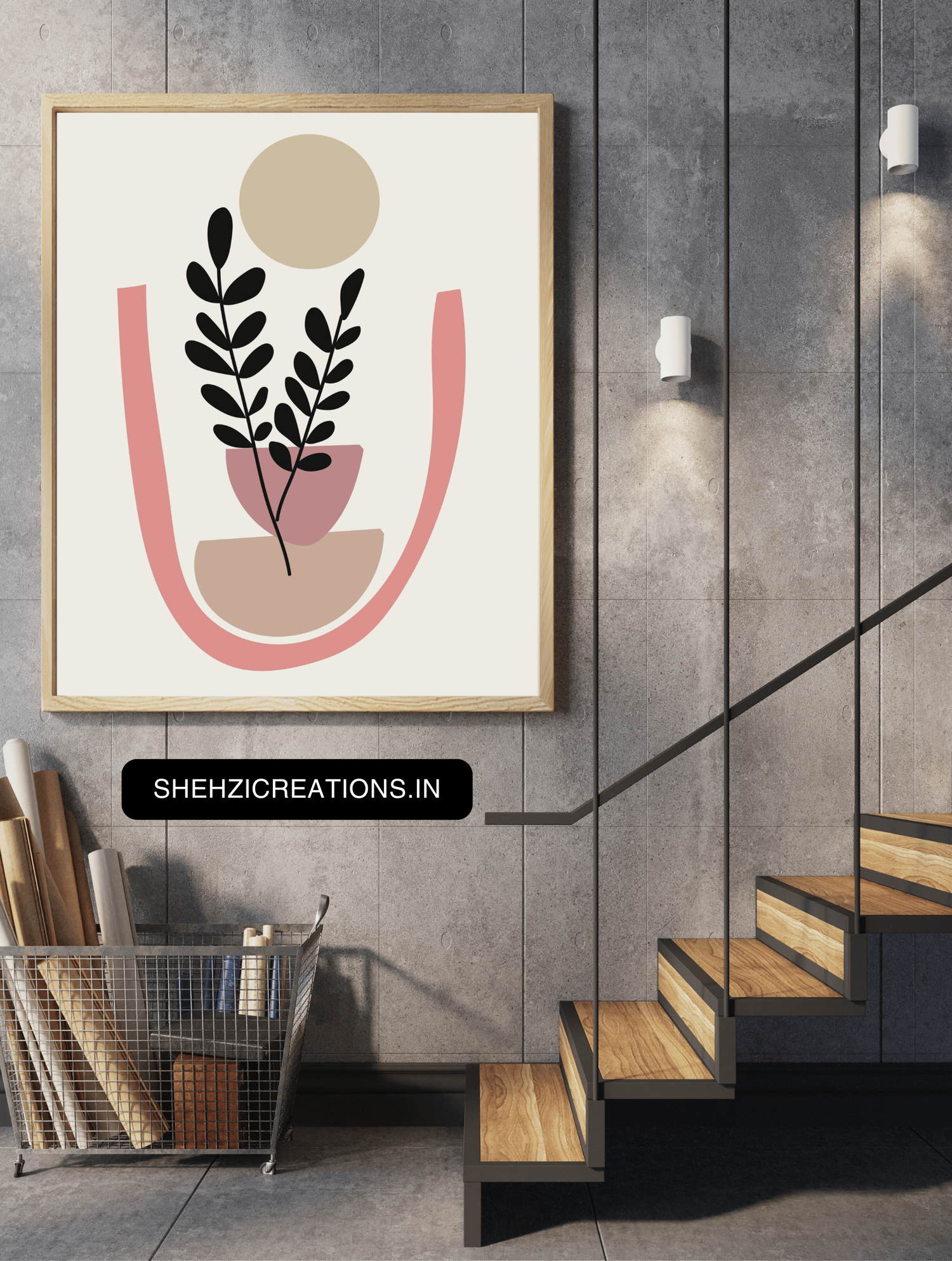 Experience Abstract Medley: Bohemian Wall Art for Modern Boho Interiors