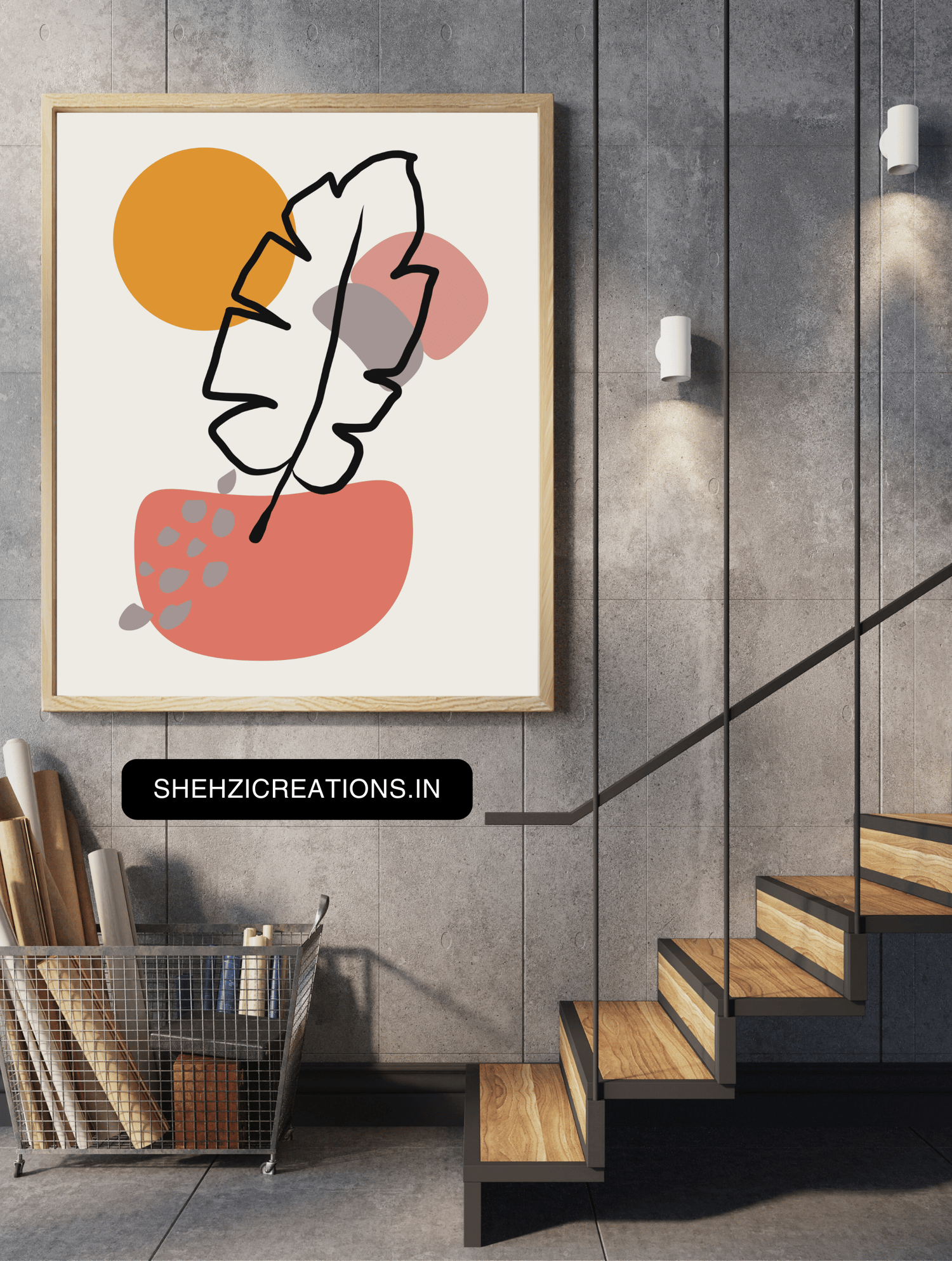 Artful Fusion: Mid Century Inspired Decor - Abstract Print Collection