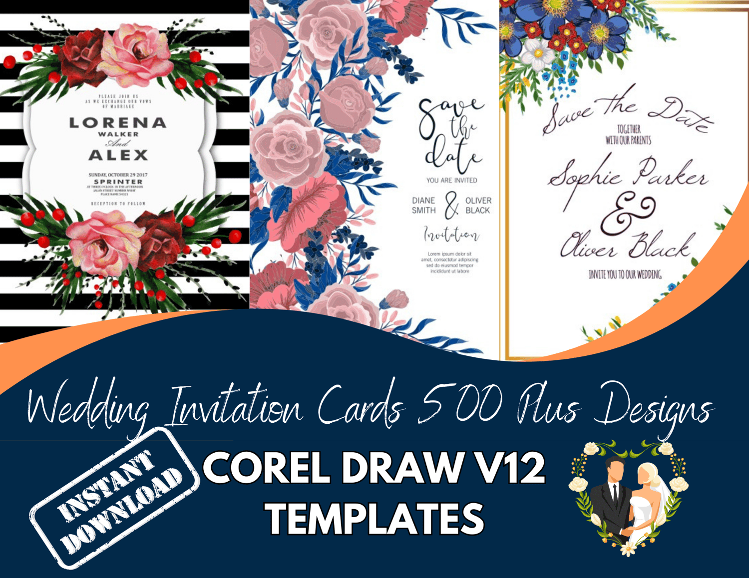 Celebrate Love with 500+ Wedding Invitation Card Designs - Instant Download