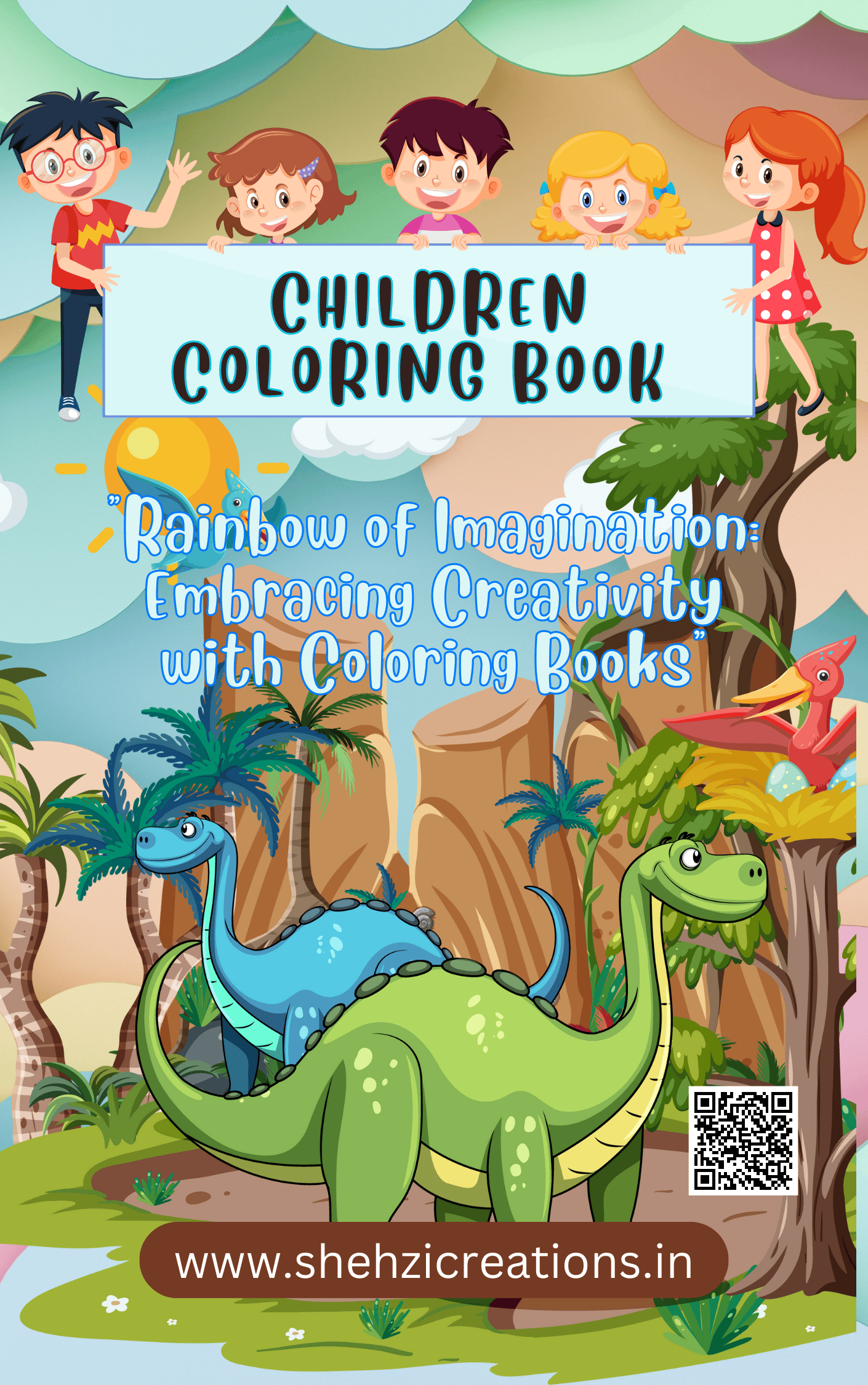 Whimsical Animal Adventures: Printable Children's Coloring Book - Instant Download
