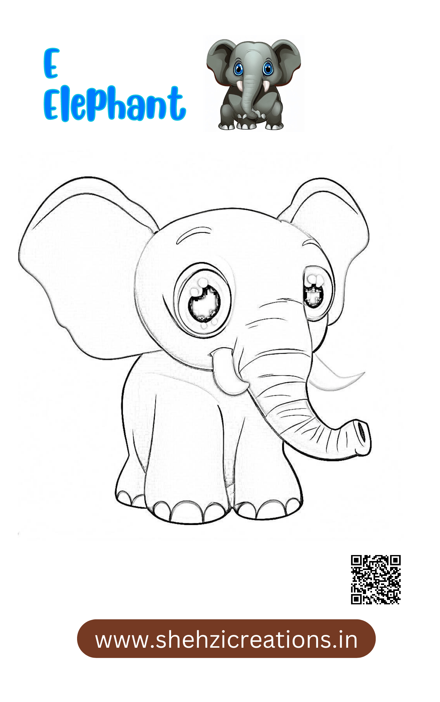 Nature's Playground: Children's Animal Coloring Book - Instant Download