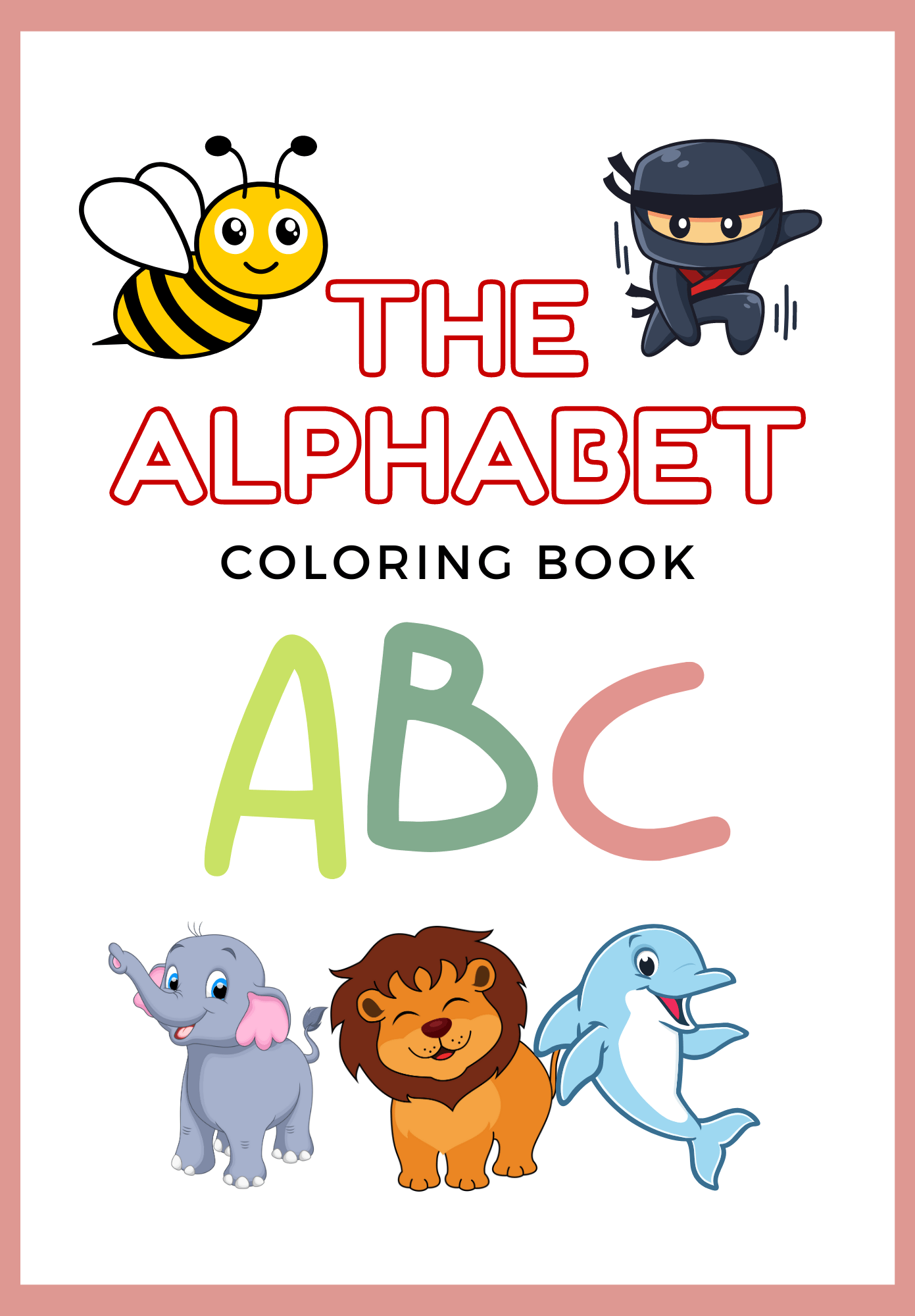 Explore the Alphabet: Printable A-Z Coloring Pages - Instant Download