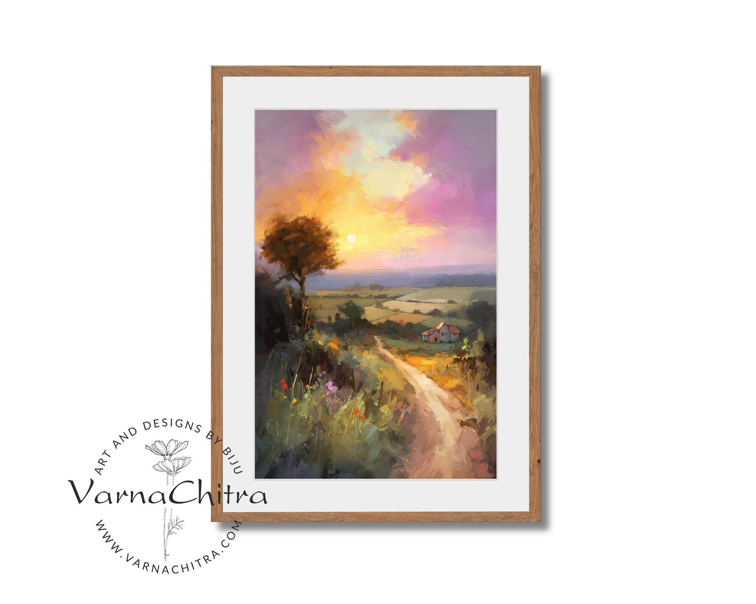 Serene Sunset 16x20 Canvas Print