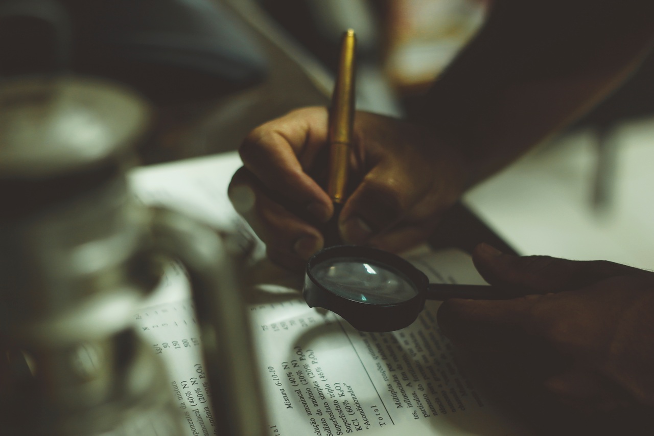 magnifying glass, Familyresearch, Research