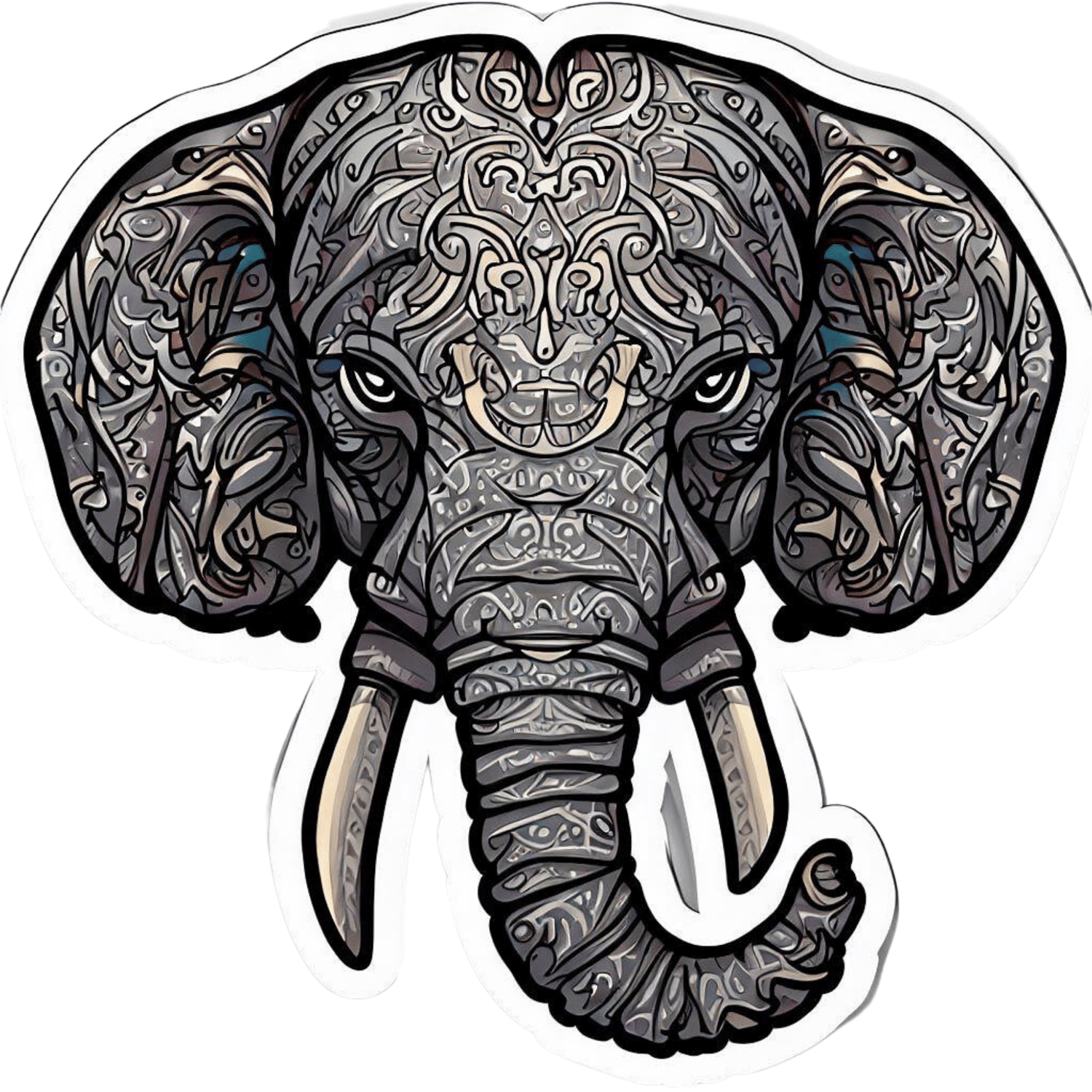 Instant Download: Elephant Parade Stickers | Majestic Designs for All Ages | 22 PNG Images
