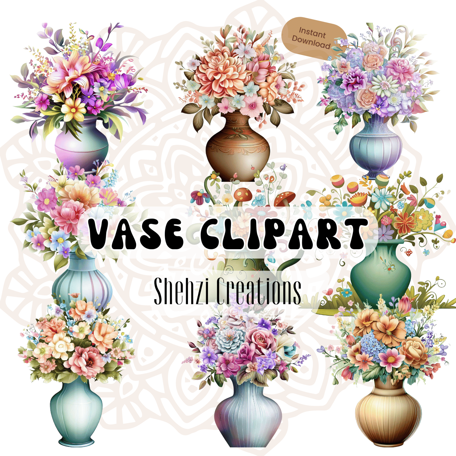 Majestic Vase Clipart