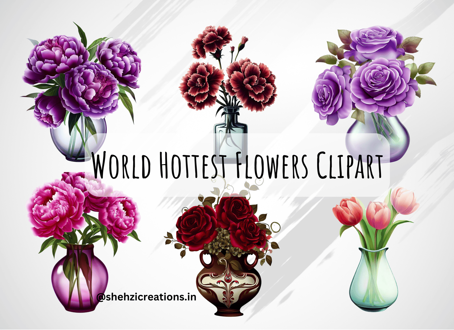 Explore Floral Beauty: Highly Requested Top 24 Flowers Clipart Illustrations