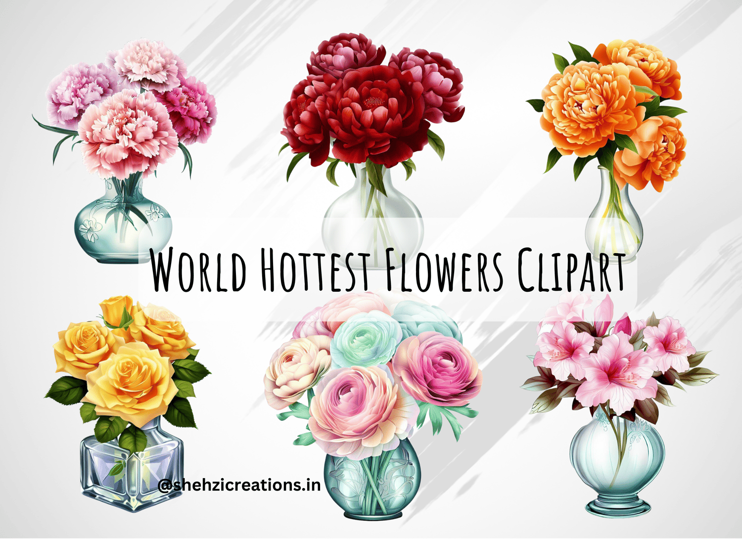 Instant Download: Top 24 Floral Illustrations for Thanks Giving and Autumn