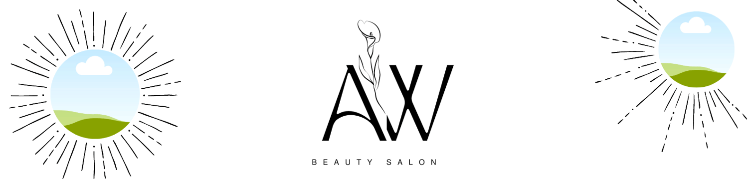 Customizable Feminine initials with a line-drawn flower LinkedIn Background Template for Canva - Small Business Branding, white