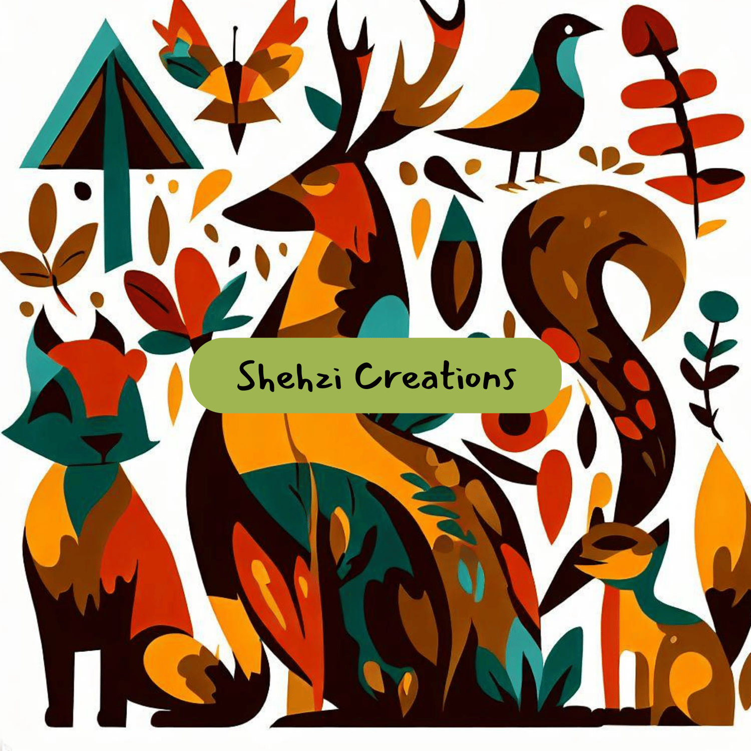 Instant Download: 25 Adorable Woodland Animals Clipart Images in PNG Format