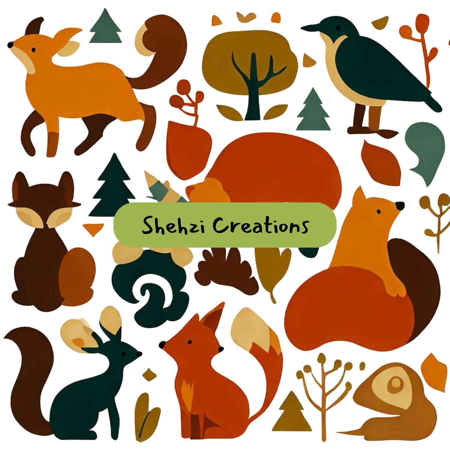 Enhance Your Collection: 25 Cute Woodland Animals Clipart Images